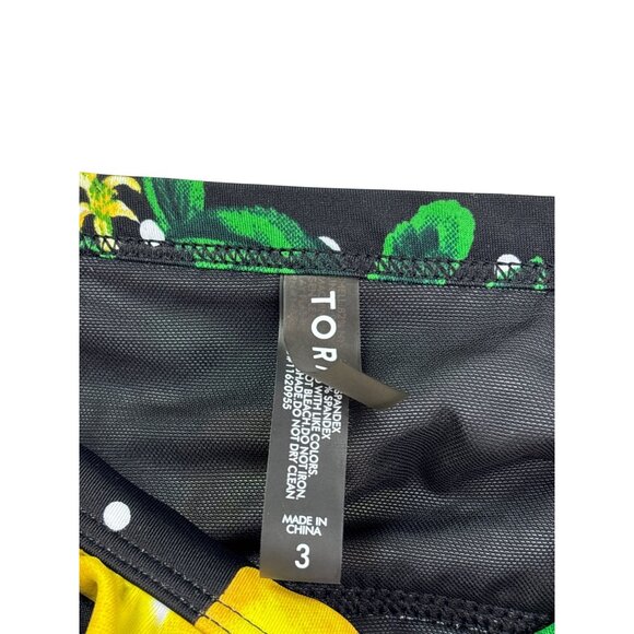 Torrid Lemon Dot Peplum Midkini Top Size 3 (US 3X) - Picture 4 of 5